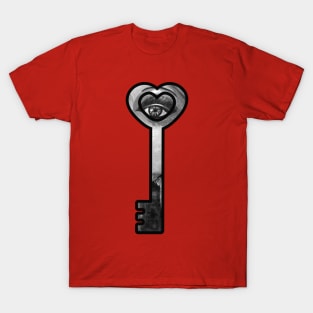 Cool Key to heart T-Shirt